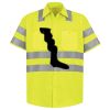 Men's High Visibility Safety Short Sleeve Work Shirt Thumbnail