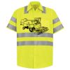 Men's High Visibility Safety Short Sleeve Work Shirt Thumbnail