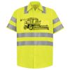 Men's High Visibility Safety Short Sleeve Work Shirt Thumbnail
