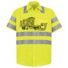 Men's High Visibility Safety Short Sleeve Work Shirt Thumbnail
