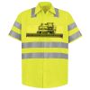 Men's High Visibility Safety Short Sleeve Work Shirt Thumbnail