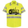 Men's High Visibility Safety Short Sleeve Work Shirt Thumbnail