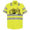 Men's High Visibility Safety Short Sleeve Work Shirt Thumbnail