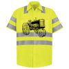 Men's High Visibility Safety Short Sleeve Work Shirt Thumbnail