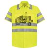 Men's High Visibility Safety Short Sleeve Work Shirt Thumbnail