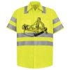 Men's High Visibility Safety Short Sleeve Work Shirt Thumbnail