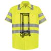 Men's High Visibility Safety Short Sleeve Work Shirt Thumbnail