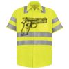 Men's High Visibility Safety Short Sleeve Work Shirt Thumbnail