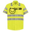Men's High Visibility Safety Short Sleeve Work Shirt Thumbnail