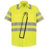 Men's High Visibility Safety Short Sleeve Work Shirt Thumbnail