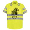 Men's High Visibility Safety Short Sleeve Work Shirt Thumbnail