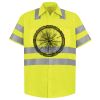 Men's High Visibility Safety Short Sleeve Work Shirt Thumbnail