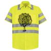 Men's High Visibility Safety Short Sleeve Work Shirt Thumbnail