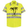 Men's High Visibility Safety Short Sleeve Work Shirt Thumbnail