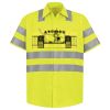 Men's High Visibility Safety Short Sleeve Work Shirt Thumbnail
