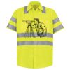 Men's High Visibility Safety Short Sleeve Work Shirt Thumbnail