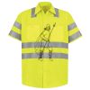 Men's High Visibility Safety Short Sleeve Work Shirt Thumbnail