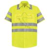 Men's High Visibility Safety Short Sleeve Work Shirt Thumbnail