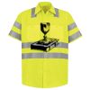Men's High Visibility Safety Short Sleeve Work Shirt Thumbnail