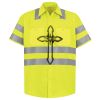 Men's High Visibility Safety Short Sleeve Work Shirt Thumbnail