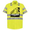 Men's High Visibility Safety Short Sleeve Work Shirt Thumbnail