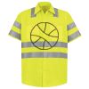 Men's High Visibility Safety Short Sleeve Work Shirt Thumbnail
