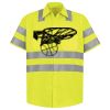 Men's High Visibility Safety Short Sleeve Work Shirt Thumbnail