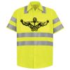 Men's High Visibility Safety Short Sleeve Work Shirt Thumbnail