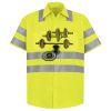 Men's High Visibility Safety Short Sleeve Work Shirt Thumbnail