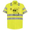 Men's High Visibility Safety Short Sleeve Work Shirt Thumbnail