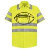 Men's High Visibility Safety Short Sleeve Work Shirt Thumbnail