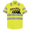 Men's High Visibility Safety Short Sleeve Work Shirt Thumbnail