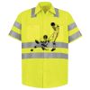 Men's High Visibility Safety Short Sleeve Work Shirt Thumbnail