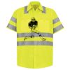 Men's High Visibility Safety Short Sleeve Work Shirt Thumbnail