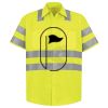 Men's High Visibility Safety Short Sleeve Work Shirt Thumbnail