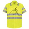 Men's High Visibility Safety Short Sleeve Work Shirt Thumbnail
