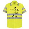 Men's High Visibility Safety Short Sleeve Work Shirt Thumbnail