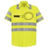 Men's High Visibility Safety Short Sleeve Work Shirt Thumbnail