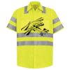Men's High Visibility Safety Short Sleeve Work Shirt Thumbnail