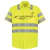 Men's High Visibility Safety Short Sleeve Work Shirt Thumbnail