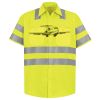 Men's High Visibility Safety Short Sleeve Work Shirt Thumbnail