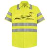 Men's High Visibility Safety Short Sleeve Work Shirt Thumbnail