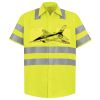 Men's High Visibility Safety Short Sleeve Work Shirt Thumbnail