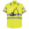 Men's High Visibility Safety Short Sleeve Work Shirt Thumbnail