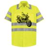 Men's High Visibility Safety Short Sleeve Work Shirt Thumbnail