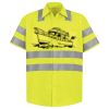Men's High Visibility Safety Short Sleeve Work Shirt Thumbnail