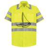 Men's High Visibility Safety Short Sleeve Work Shirt Thumbnail