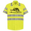 Men's High Visibility Safety Short Sleeve Work Shirt Thumbnail
