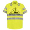 Men's High Visibility Safety Short Sleeve Work Shirt Thumbnail
