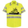 Men's High Visibility Safety Short Sleeve Work Shirt Thumbnail